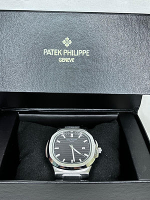 Patek Philippe Nautilus Steel - Black Dial Swiss Luxury Watch
