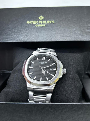 Patek Philippe Nautilus Grey Dial - Stainless Steel Luxury Watch